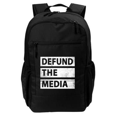 Defund The Media Political Fake News Backpack