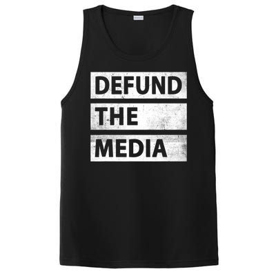 Defund The Media Political Fake News PosiCharge Competitor Tank