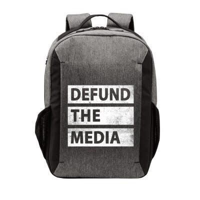 Defund The Media Political Fake News Vector Backpack