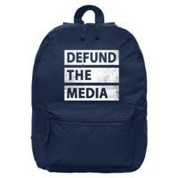 Defund The Media Political Fake News 16 in Basic Backpack
