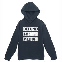 Defund The Media Political Fake News Urban Pullover Hoodie