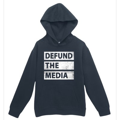 Defund The Media Political Fake News Urban Pullover Hoodie