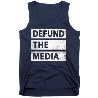 Defund The Media Political Fake News Tank Top