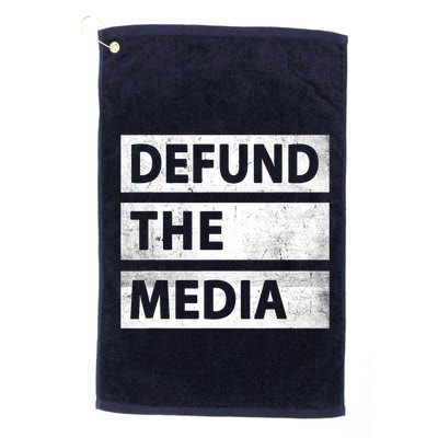 Defund The Media Political Fake News Golf Towel