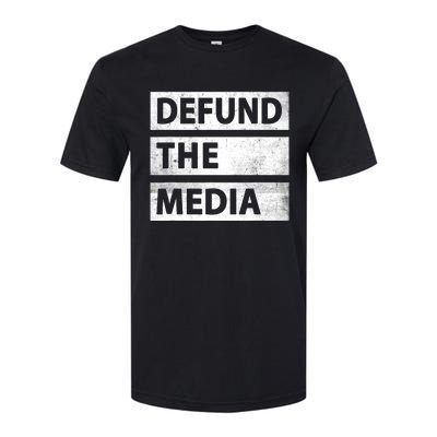 Defund The Media Political Fake News Softstyle® CVC T-Shirt