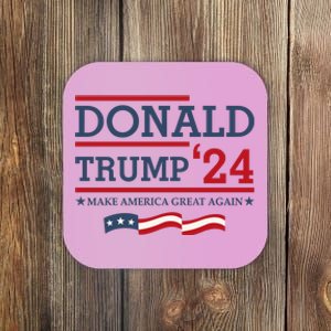 Donald Trump Make America Great Again Bright Coaster