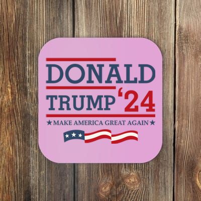 Donald Trump Make America Great Again Bright Coaster