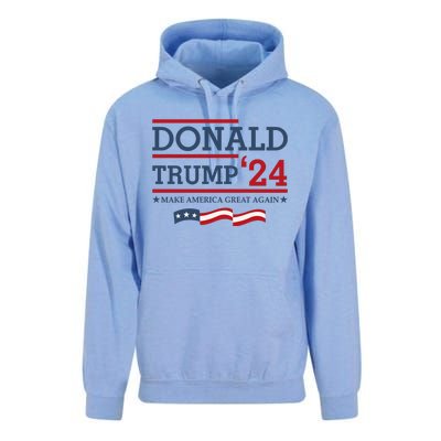 Donald Trump Make America Great Again Bright Unisex Surf Hoodie