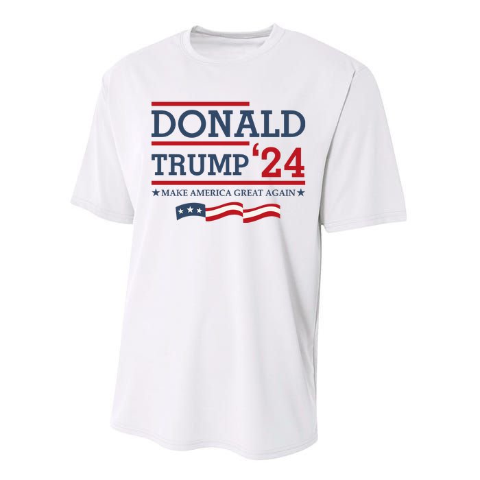 Donald Trump Make America Great Again Bright Performance Sprint T-Shirt