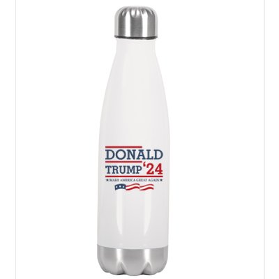 Donald Trump Make America Great Again Bright Stainless Steel Insulated Water Bottle