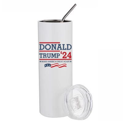 Donald Trump Make America Great Again Bright Stainless Steel Tumbler