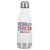 Donald Trump Make America Great Again Bright Stainless Steel Insulated Water Bottle