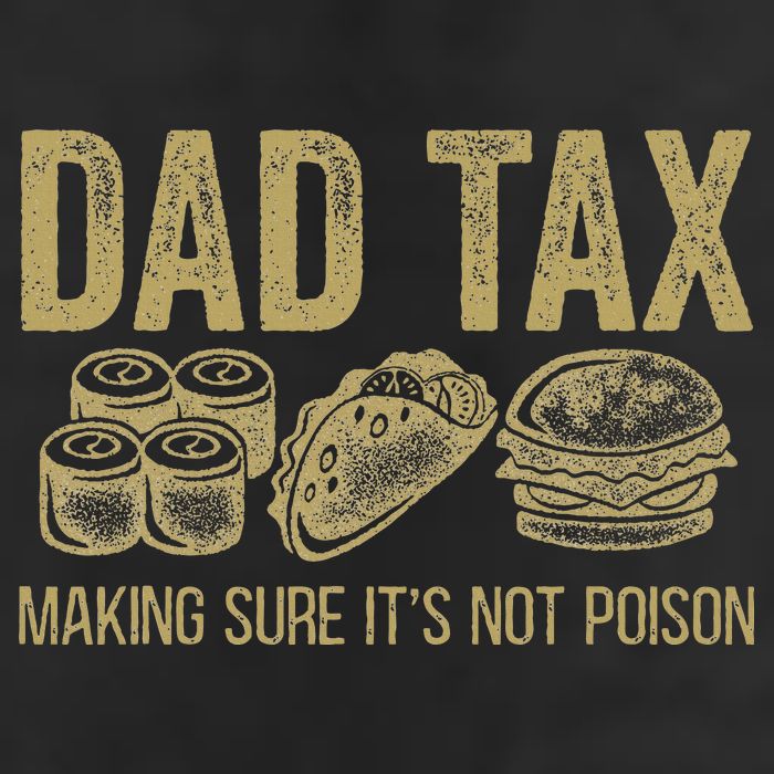 Dad Tax Making Sure Its Not P.O.I.S.O.N Funny Fathers Day Adult Drive Performance Visor