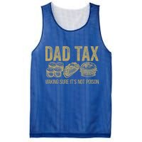 Dad Tax Making Sure Its Not P.O.I.S.O.N Funny Fathers Day Mesh Reversible Basketball Jersey Tank