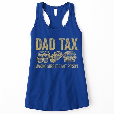 Dad Tax Making Sure Its Not P.O.I.S.O.N Funny Fathers Day Womens Tank Top