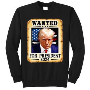 Donald Trump Mug Shot Wanted For U S President 2024 Sweatshirt