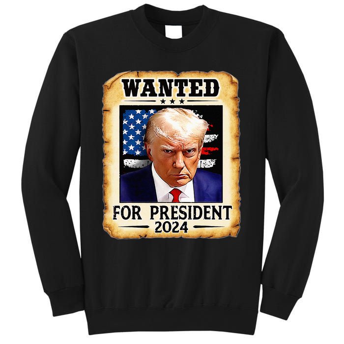 Donald Trump Mug Shot Wanted For U S President 2024 Sweatshirt