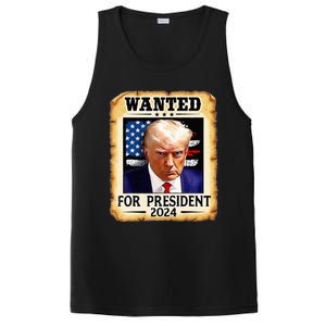 Donald Trump Mug Shot Wanted For U S President 2024 PosiCharge Competitor Tank