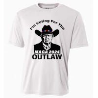 Donald Trump Maga IM Voting For The Outlaw 2024 Cooling Performance Crew T-Shirt