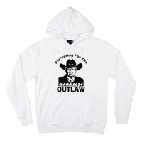 Donald Trump Maga IM Voting For The Outlaw 2024 Hoodie