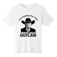 Donald Trump Maga IM Voting For The Outlaw 2024 Tall Fusion ChromaSoft Performance T-Shirt