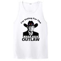 Donald Trump Maga IM Voting For The Outlaw 2024 PosiCharge Competitor Tank