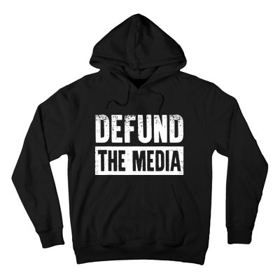 Defund The Media Vintage Hoodie