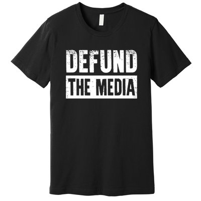 Defund The Media Vintage Premium T-Shirt