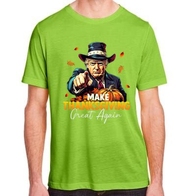 Donald Trump Make Thanksgiving Great Again DaddyS Home Maga Adult ChromaSoft Performance T-Shirt