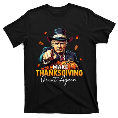 Donald Trump Make Thanksgiving Great Again DaddyS Home Maga T-Shirt