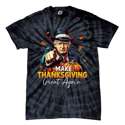 Donald Trump Make Thanksgiving Great Again DaddyS Home Maga Tie-Dye T-Shirt