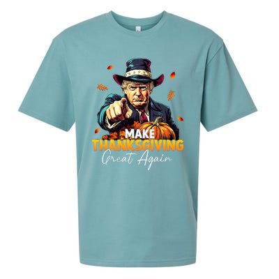 Donald Trump Make Thanksgiving Great Again DaddyS Home Maga Sueded Cloud Jersey T-Shirt