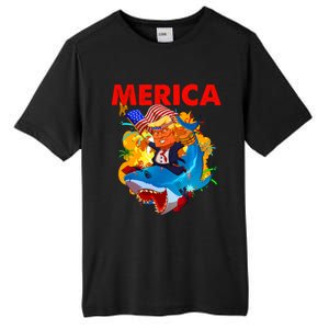 Donald Trump Merica American Flag Murica Gift Tall Fusion ChromaSoft Performance T-Shirt