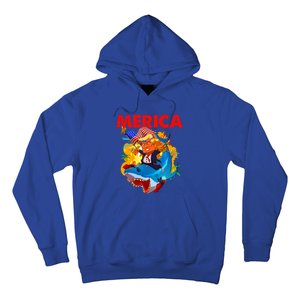 Donald Trump Merica American Flag Murica Gift Hoodie