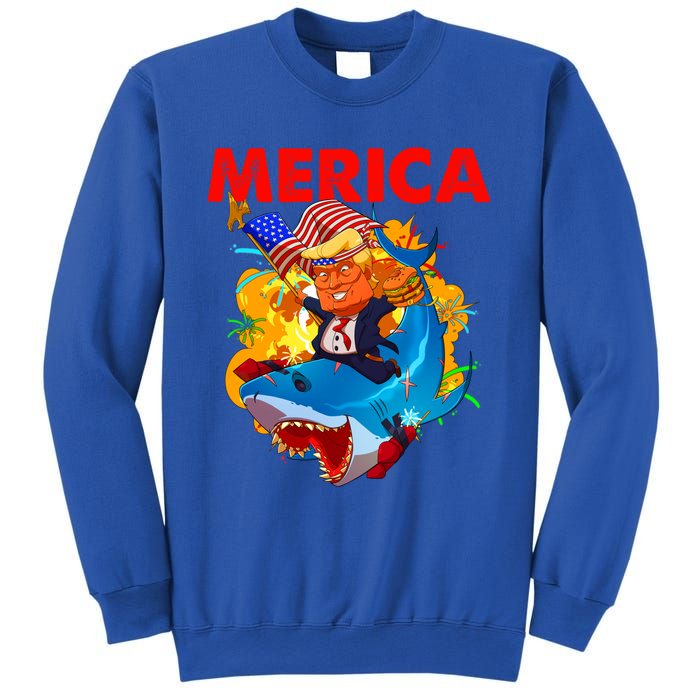 Donald Trump Merica American Flag Murica Gift Sweatshirt