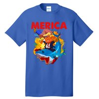 Donald Trump Merica American Flag Murica Gift Tall T-Shirt