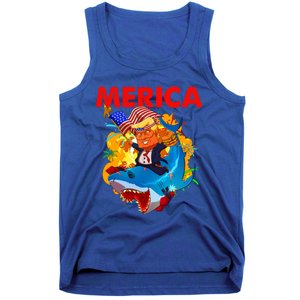 Donald Trump Merica American Flag Murica Gift Tank Top