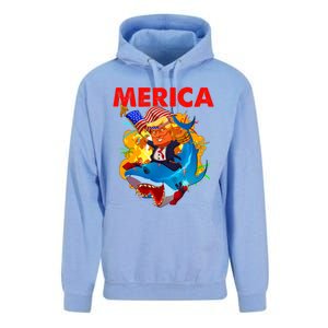 Donald Trump Merica American Flag Murica Gift Unisex Surf Hoodie