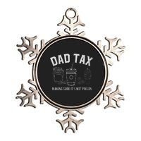 Dad Tax Making Sure ItS Not P.O.I.S.O.N Metallic Star Ornament