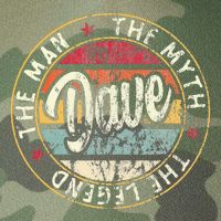 Dave The Man The Myth The Legend First Name Dave Legacy Tie Dye Trucker Hat