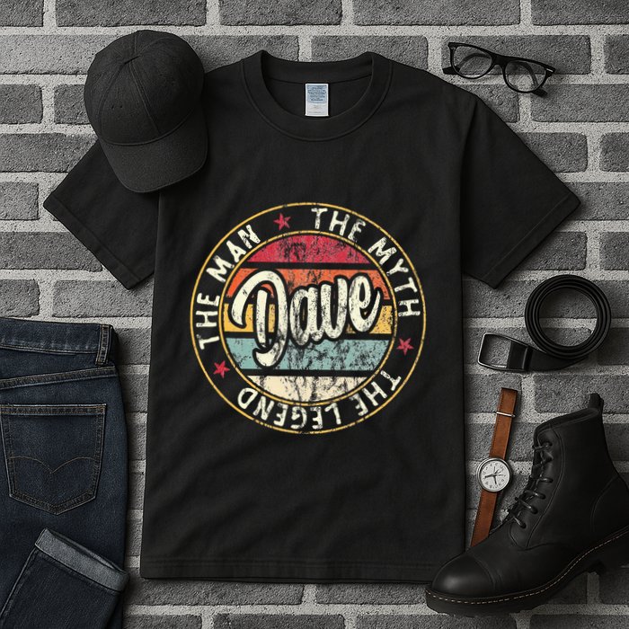 Dave The Man The Myth The Legend First Name Dave Tall T-Shirt