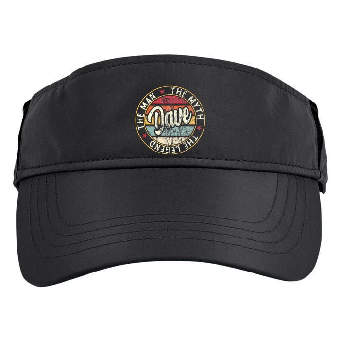 Dave The Man The Myth The Legend First Name Dave Adult Drive Performance Visor