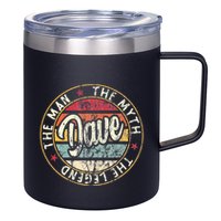 Dave The Man The Myth The Legend First Name Dave 12oz Stainless Steel Coffee Mug