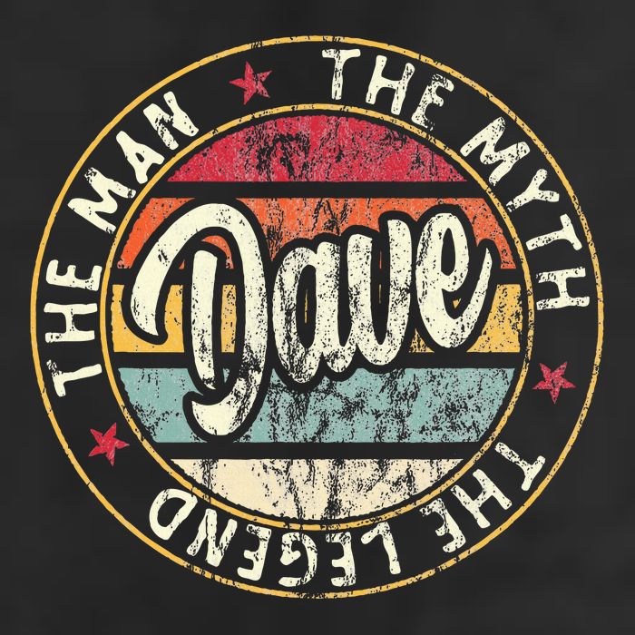 Dave The Man The Myth The Legend First Name Dave 25L Jumbo Tote