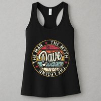 Dave The Man The Myth The Legend First Name Dave Womens Tank Top