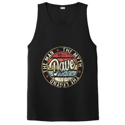 Dave The Man The Myth The Legend First Name Dave PosiCharge Competitor Tank