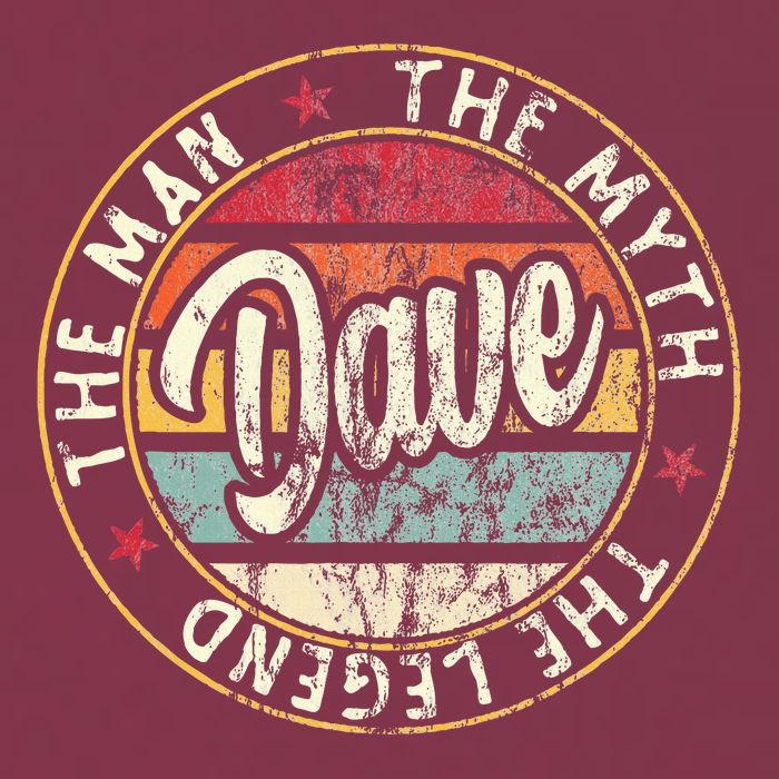 Dave The Man The Myth The Legend First Name Dave 16oz Travel Tumbler