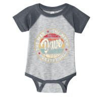 Dave The Man The Myth The Legend First Name Dave Infant Baby Jersey Bodysuit