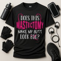 Does This Mastectomy Make My Butt Look Big Breast Cancer Cooling Performance Crew T-Shirt
