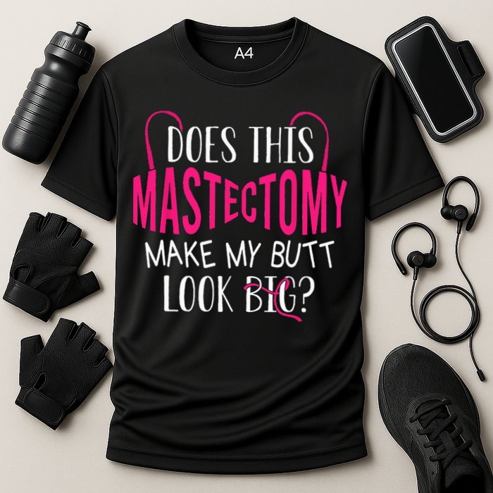 Does This Mastectomy Make My Butt Look Big Breast Cancer Cooling Performance Crew T-Shirt